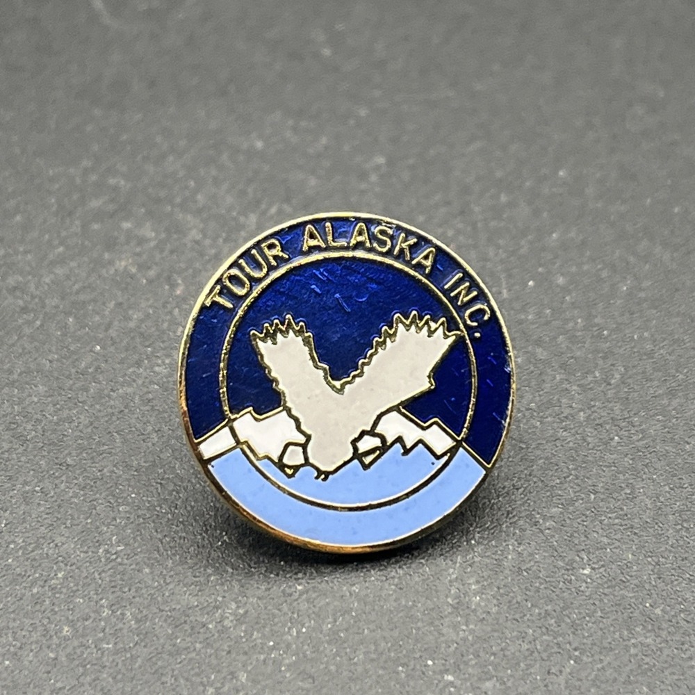 Tour Alaska Inc United States Of America Lapel Hat Pin